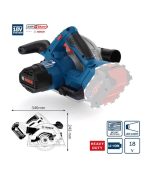 Bosch GKS 18V-57 Akülü Daire Testere ( Tek ) - 06016A2200 - Görsel 2